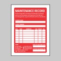 Fire Extinguisher Maintenance Label