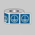 Earth Labels - Blue