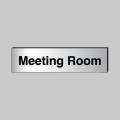 Meeting Room - Engraved - Aluminium / Brass Effect