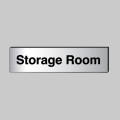 Storage Room - Engraved - Aluminium / Brass Effect