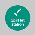 Spill Kit Station - Floor Graphic