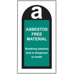 Asbestos Free Material Labels