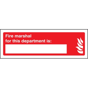 Fire Marshal for this Department Is