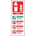 Water Extinguisher Identification