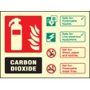 CO2 Carbon Dioxide Extinguisher Identification