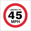 Limited to 45mph