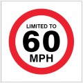 Limited to 60mph