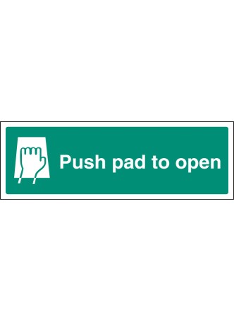 Push Pad to Open