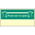 Push Bar to Open