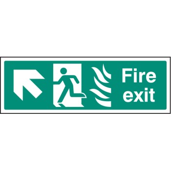 HTM Fire Exit - Arrow Up Left