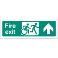 Inclusive Disabled Fire Exit Design - Arrow Up