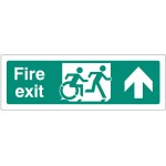 Inclusive Disabled Fire Exit Design - Arrow Up