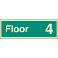 Floor 4 - Floor Level Dwelling ID Signs