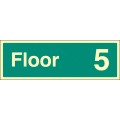 Floor 5 - Floor Level Dwelling ID Signs