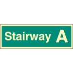 Stairway A - Stairway Dwelling ID Signs