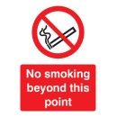 No Smoking Beyond this Point