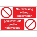 No Reversing without Supervision Reflection Sign