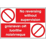 No Reversing without Supervision Reflection Sign