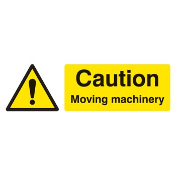 Caution - Moving Machinery