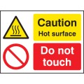 Caution - Hot Surface Do Not Touch