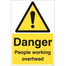 Danger - People Working Overhead