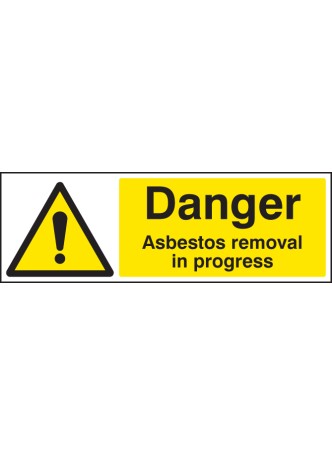 Danger - Asbestos Removal in Progress
