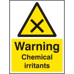 Warning - Chemical Irritants