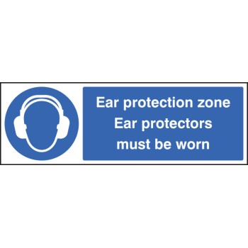 Ear Protection Zone Ear Protectors Must be Worn