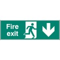 Double Sided Large Fire Exit - Down