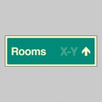 Rooms X-Y - Arrow Up (Specify when ordering) Rooms X-Y - Arrow Up (Specify when ordering)
