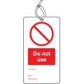 Do Not Use - Double Sided Tags (Pack of 10)