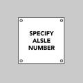 Custom White Aisle Markers
