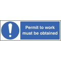 Permit to Work Must be Obtained