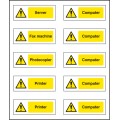 Office Labels (Various Machinery) (Sheet of 10)