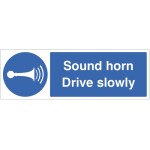 Sound Horn Drive Slowly