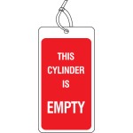 Safety Tag this Cylinder Is Empty (Pack of 10)