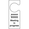 Meeting in Progress - Door Hanger