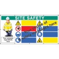 Custom Site Safety Banner - Select 8 Safety Messages - Add Logo & Details