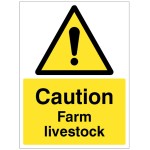 Caution - Farm Livestock