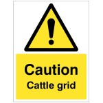 Caution - Cattle Grid