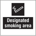 Designated Smoking Area - Add a Logo - Site Saver