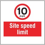 10mph - Site Speed Limit - Add a Logo - Site Saver