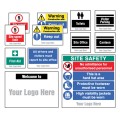 Site Saver Construction Kit (Pack of 12 Safety Signs)