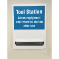 Tool Station Shadow Board with 360mm Magnetic Rail