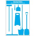 Cleaning Station Shadow Board (8 piece)