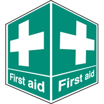 First Aid - Projecting Sign