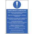 Food Safety Checklist