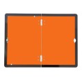 Folding Hazard Warning - Vehicle Plate - Reflective Aluminium