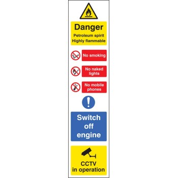 Danger - Petroleum Spirit Multi-Message