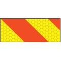 ECE70 Vehicle Marking Plate - Right Hand Horizontal Chevron